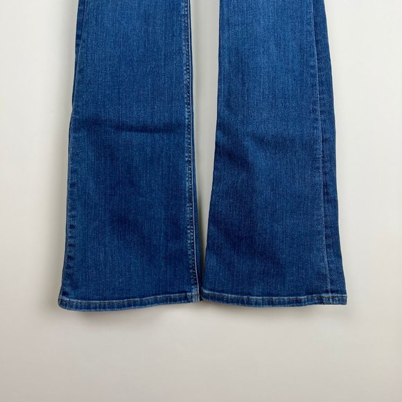 Frame Denim Le Francoise Flare Jeans High Waisted Full Length Long Bell Bottoms - Picture 12 of 15